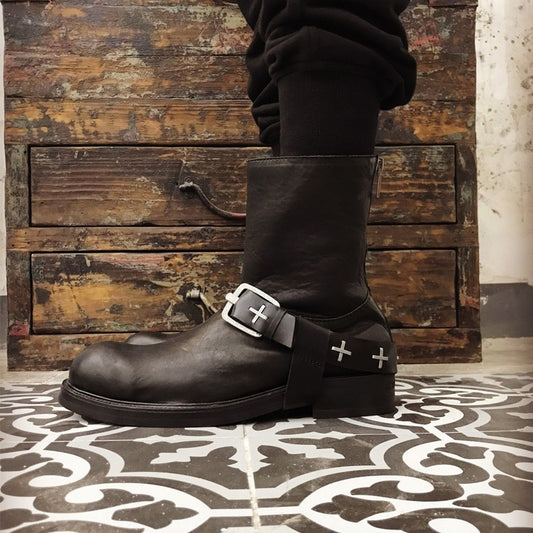 Rivet Martin Boots Male Punk Style
