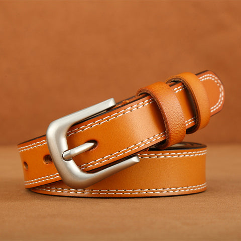 Ladies vintage leather belt