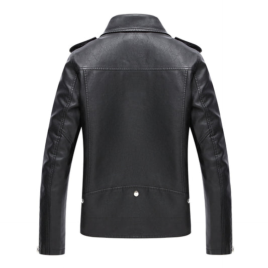 Men's Motorcycle Leather Jacket Jacket
