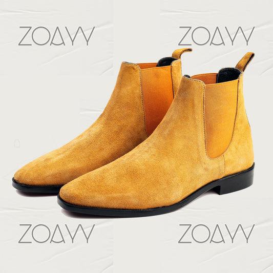 Woods Camal genuine leather ankle boots men's shoes
