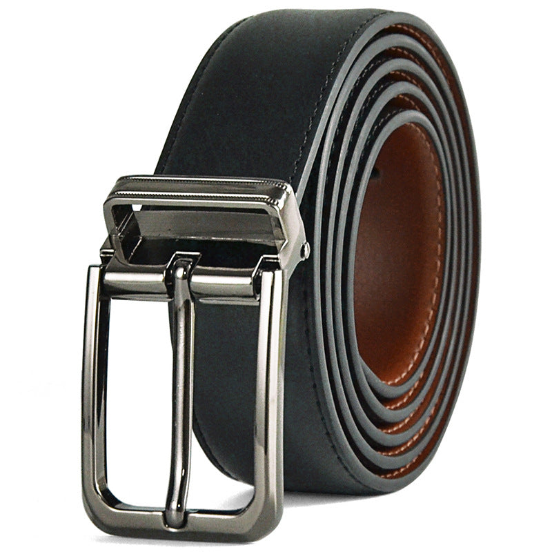 Men's leather casual belt