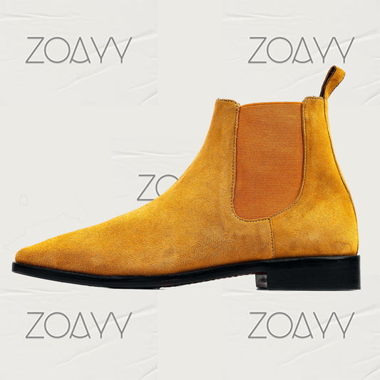 Woods Camal genuine leather ankle boots men's shoes