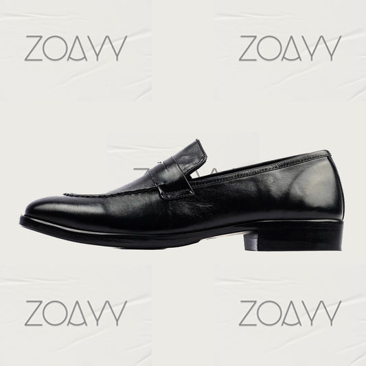 ZOAYY Seamus Black shoes genuine leather Handmade Loafers