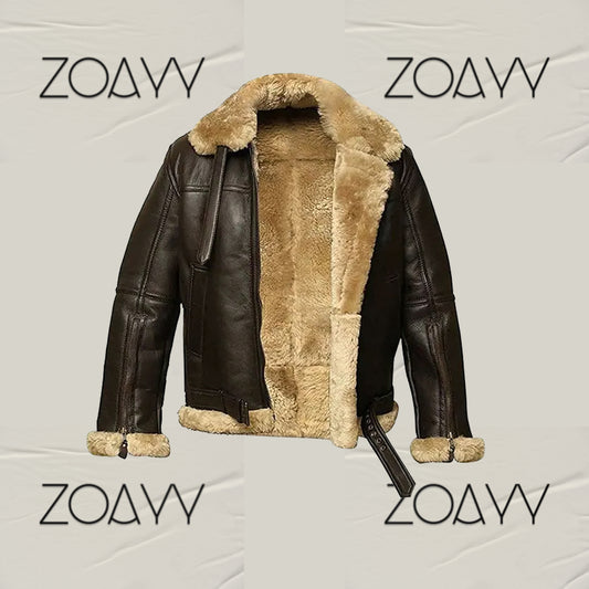 Women's Genuine Leather Jacket Brown ZJ-FFJ-L12001-B