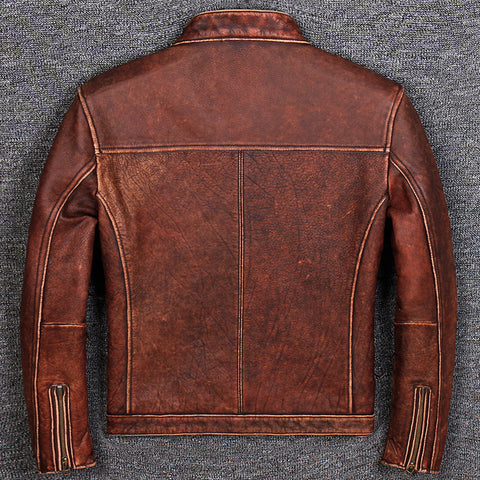 First Layer Cowhide Leather Leather Jacket, Pure Leather Jacket