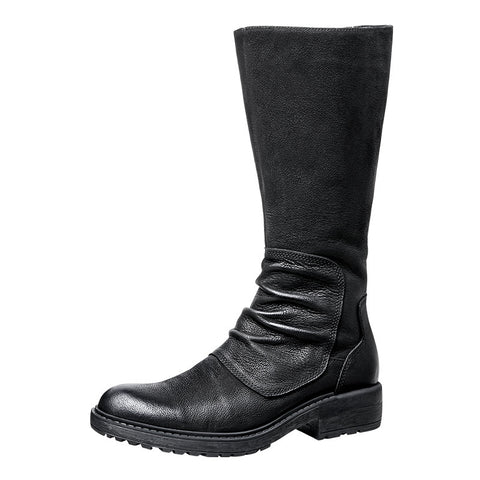 Men's Platform High Top Zip Boots
