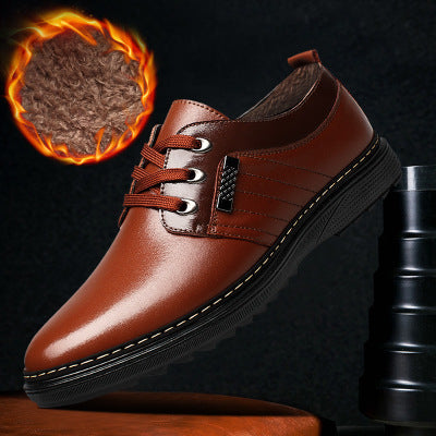 The new shoes shoes fall 2021 men's business casual shoes men shoes shoes round British Dad