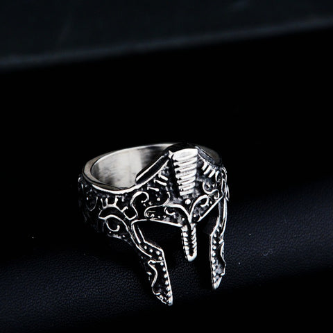 New Personality Warrior Mask Ring Fashion