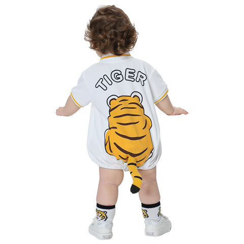 Summer Infant Outing One-piece Three-dimensional Tiger Shape