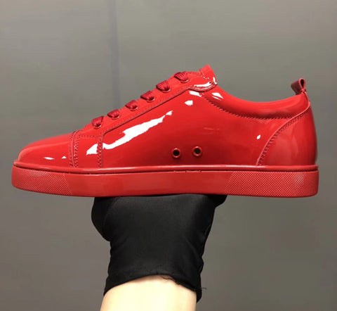 Patent Leather Casual Couple Shoes