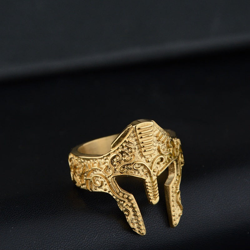 New Personality Warrior Mask Ring Fashion