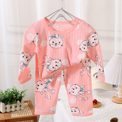 Summer Baby Cotton Home Wear Children's Pajama Set