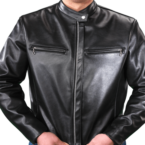 custommade genuine cow leather jacket handmade real leather custom jackets