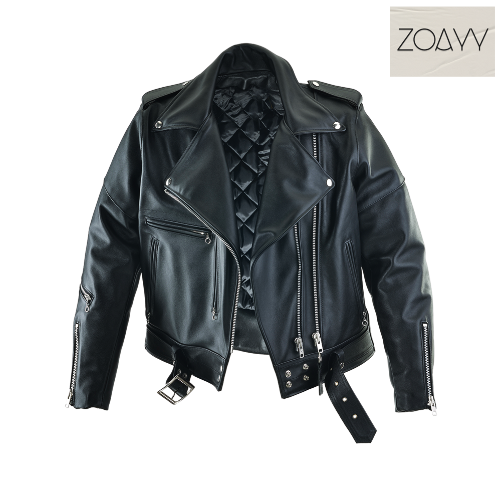 custommade genuine cow leather jacket handmade real leather custom jackets