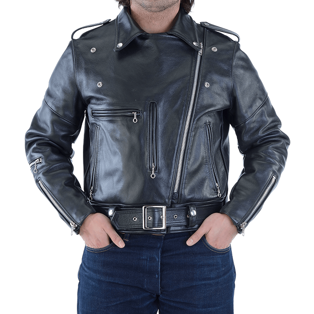 custommade genuine cow leather jacket handmade real leather custom jackets