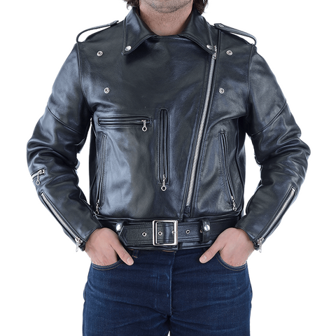 custommade genuine cow leather jacket handmade real leather custom jackets