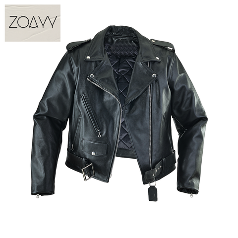 custommade genuine cow leather jacket handmade real leather custom jackets